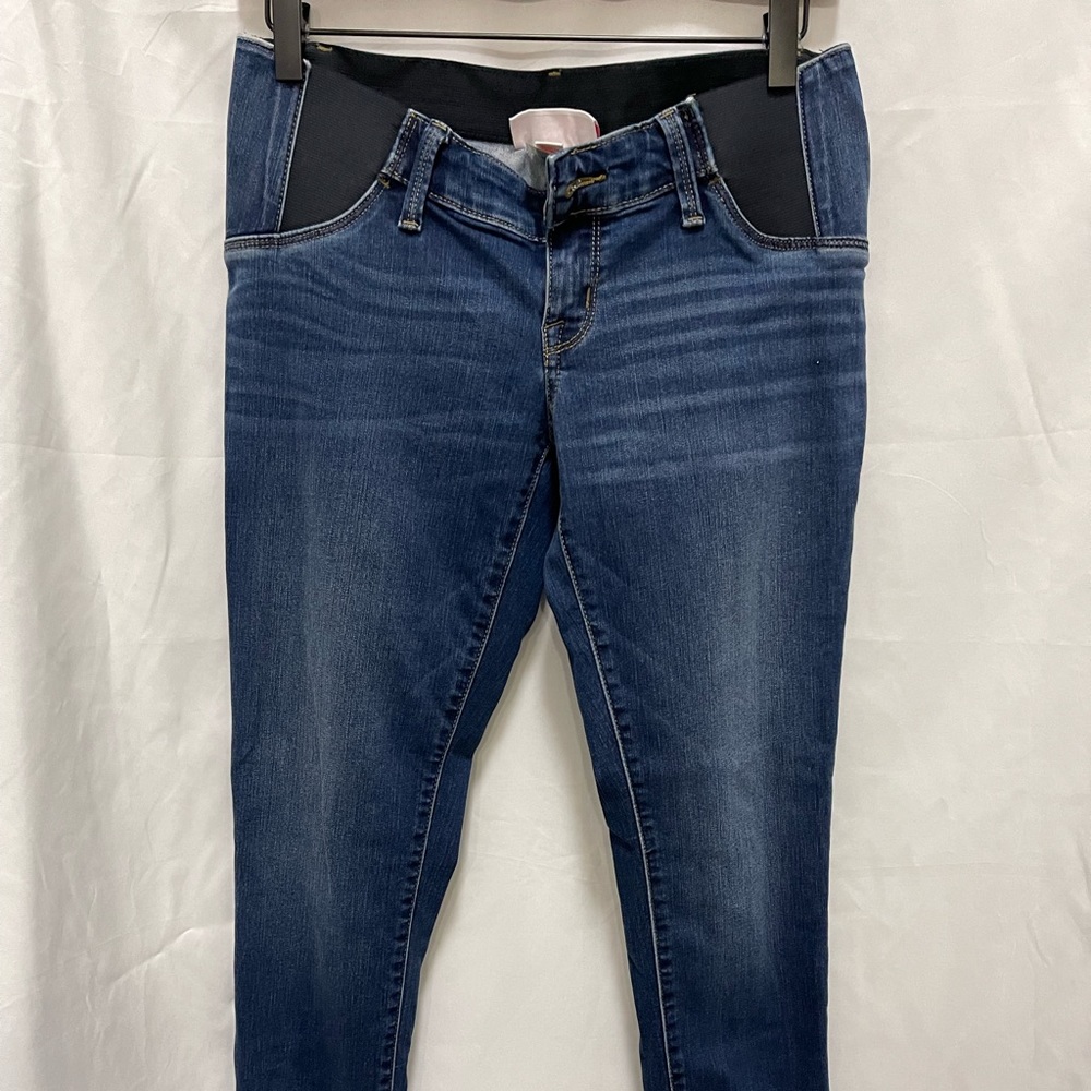 Maternity womens blue jeans size 2